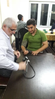 تست قند خون دانشجویان مرکز آموزش عالی شهید مطهری نوشهر 5