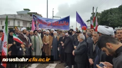 شرکت دانشجویان در راهپیمایی 22 بهمن 3