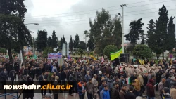 شرکت دانشجویان در راهپیمایی 22 بهمن 6