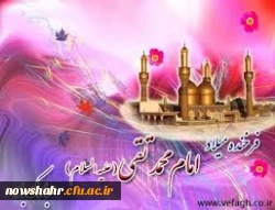 ولادت امام محمد تقی (ع) بر تمامی مسلمین جهان مبارکباد.