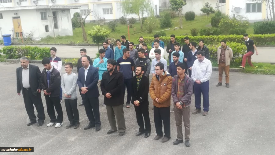 تجمع اعتراض آمیز دانشجویان در حمایت از سپاه پاسداران انقلاب اسلامی و کمک به سیل زدگان استان های گلستان ،خوزستان و لرستان 4