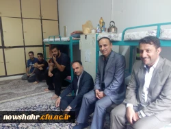 بازدید و نشست صمیمی مدیریت محترم استانی با کارکنان و دانشجویان مرکز 5
