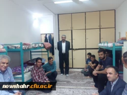 بازدید و نشست صمیمی مدیریت محترم استانی با کارکنان و دانشجویان مرکز 6