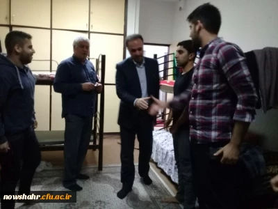 دیدار صمیمی سرپرست مرکز به همراه کارکنان در سرای دانشجویی
