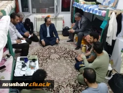 دیدار صمیمی سرپرست مرکز به همراه کارکنان در سرای دانشجویی 4