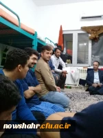 دیدار صمیمی سرپرست مرکز به همراه کارکنان در سرای دانشجویی 5