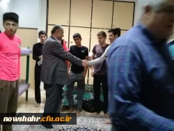 دیدار صمیمی سرپرست مرکز به همراه کارکنان در سرای دانشجویی 6