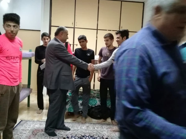 دیدار صمیمی سرپرست مرکز به همراه کارکنان در سرای دانشجویی 6