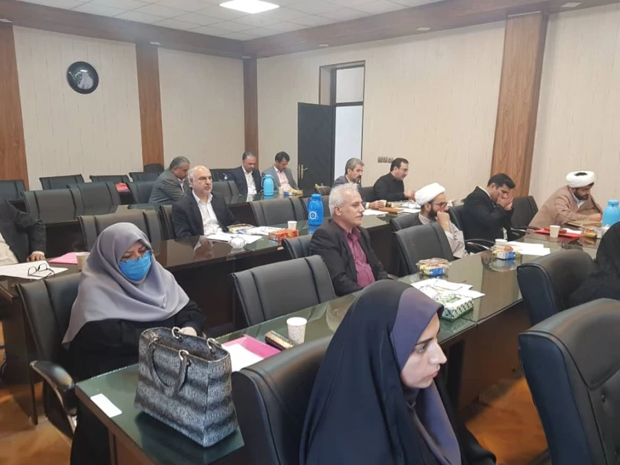 جلسه مدیران محترم گروه های آموزشی با اساتید مرکز 9