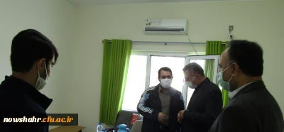 بازدید مدیرکل و مدیریت امور پردیس های دانشگاه فرهنگیان مازندران از حوزه مصاحبه ورودی دانشگاه فرهنگیان