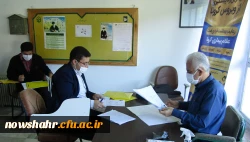 بازدید سرزده مدیرکل آموزش و پرورش استان مازندران و مدیریت پردیس های دانشگاه فرهنگیان مازندران از حوزه مصاحبه ورودی دانشگاه فرهنگیان 17