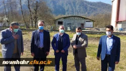 به مناسبت گرامیداشت هفته منابع طبیعی و روز درختکاری و یادبود   17 هزار بانوی شهیده  در مرکز اموزش عالی 520 درخت افرا،ون،بلوط،چنار غرس شد. 4