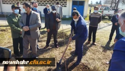 به مناسبت گرامیداشت هفته منابع طبیعی و روز درختکاری و یادبود   17 هزار بانوی شهیده  در مرکز اموزش عالی 520 درخت افرا،ون،بلوط،چنار غرس شد. 8