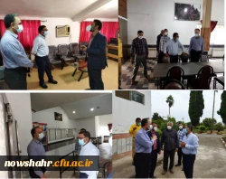 بازدید آقای دکتر انصاری راد معاونت امور دانشجویی دانشگاه فرهنگیان از مرکز نوشهر 3