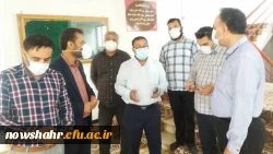 بازدید آقای دکتر انصاری راد معاونت امور دانشجویی دانشگاه فرهنگیان از مرکز نوشهر 2