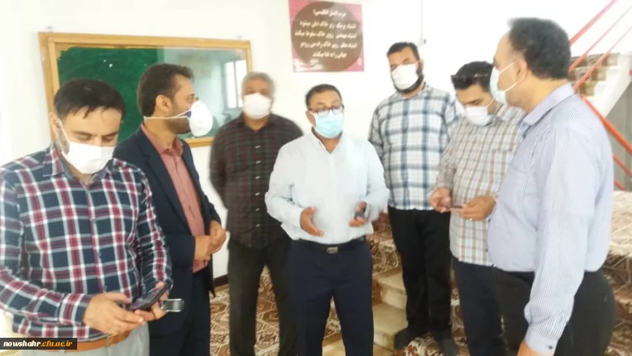 بازدید آقای دکتر انصاری راد معاونت امور دانشجویی دانشگاه فرهنگیان از مرکز نوشهر 2