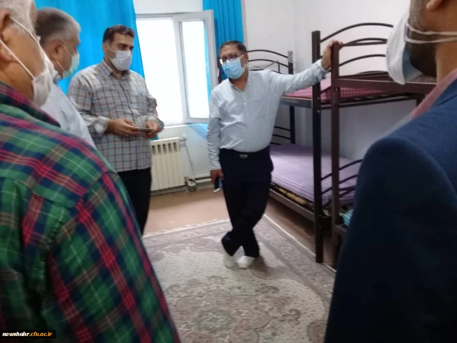 بازدید آقای دکتر انصاری راد معاونت امور دانشجویی دانشگاه فرهنگیان از مرکز نوشهر 3