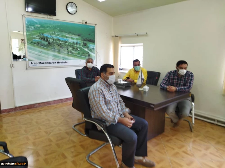 بازدید آقای دکتر انصاری راد معاونت امور دانشجویی دانشگاه فرهنگیان از مرکز نوشهر 7