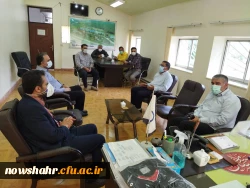 بازدید آقای دکتر انصاری راد معاونت امور دانشجویی دانشگاه فرهنگیان از مرکز نوشهر 8