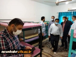 بازدید آقای دکتر انصاری راد معاونت امور دانشجویی دانشگاه فرهنگیان از مرکز نوشهر 5