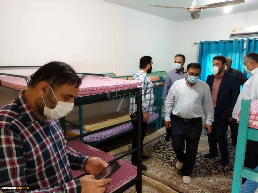 بازدید آقای دکتر انصاری راد معاونت امور دانشجویی دانشگاه فرهنگیان از مرکز نوشهر 5