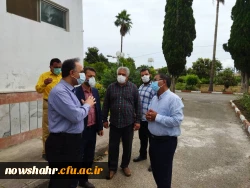 بازدید آقای دکتر انصاری راد معاونت امور دانشجویی دانشگاه فرهنگیان از مرکز نوشهر 6