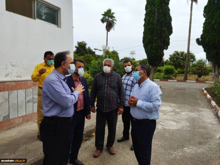 بازدید آقای دکتر انصاری راد معاونت امور دانشجویی دانشگاه فرهنگیان از مرکز نوشهر 6