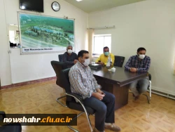 بازدید آقای دکتر انصاری راد معاونت امور دانشجویی دانشگاه فرهنگیان از مرکز نوشهر 7