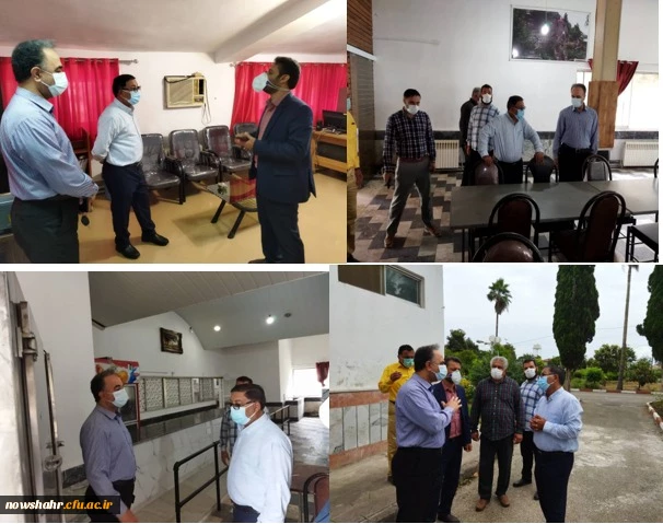 در تاریخ 10/4/1400 مرکز آموزش عالی شهید مطهری نوشهر توسط آقای دکتر انصاری راد معاونت محترم امور دانشجویی دانشگاه فرهنگیان مورد بازدید قرار گرفت .  2