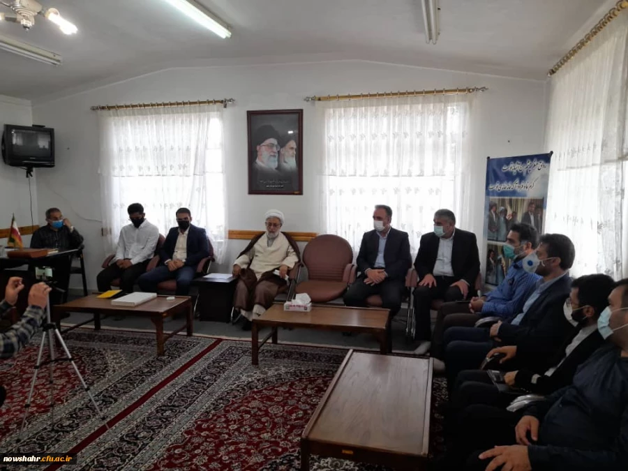 دیدار با امام جمعه محترم و محبوب شهرستان نوشهر حجت الاسلام و المسلمین حاج آقا مشایخ  7