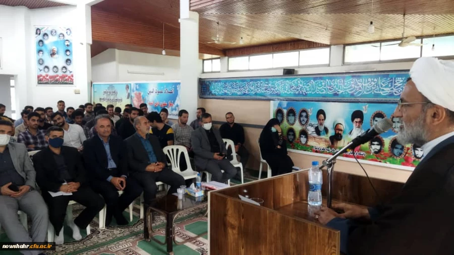 آقای دکتر مهدوی و هیات همراه از مرکز آموزش عالی شهید مطهری نوشهر بازدید به عمل آوردند  2