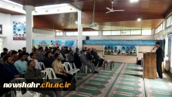 آقای دکتر مهدوی و هیات همراه از مرکز آموزش عالی شهید مطهری نوشهر بازدید به عمل آوردند  7