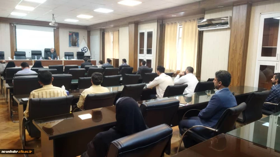 آقای دکتر مهدوی و هیات همراه از مرکز آموزش عالی شهید مطهری نوشهر بازدید به عمل آوردند  14