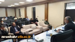 آقای دکتر مهدوی و هیات همراه از مرکز آموزش عالی شهید مطهری نوشهر بازدید به عمل آوردند  15