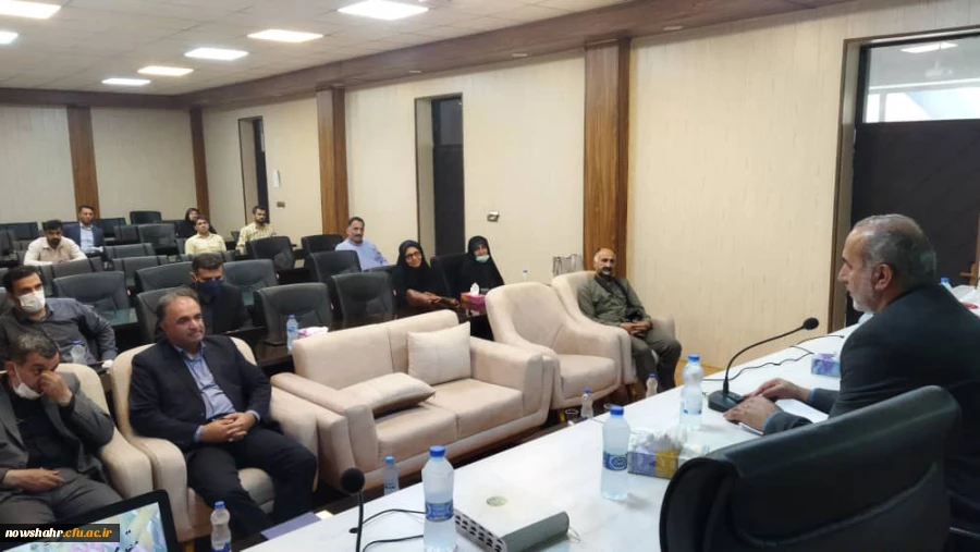 آقای دکتر مهدوی و هیات همراه از مرکز آموزش عالی شهید مطهری نوشهر بازدید به عمل آوردند  15