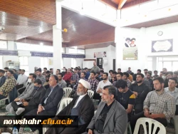 آقای دکتر مهدوی و هیات همراه از مرکز آموزش عالی شهید مطهری نوشهر بازدید به عمل آوردند  19