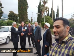 آقای دکتر مهدوی و هیات همراه از مرکز آموزش عالی شهید مطهری نوشهر بازدید به عمل آوردند  24