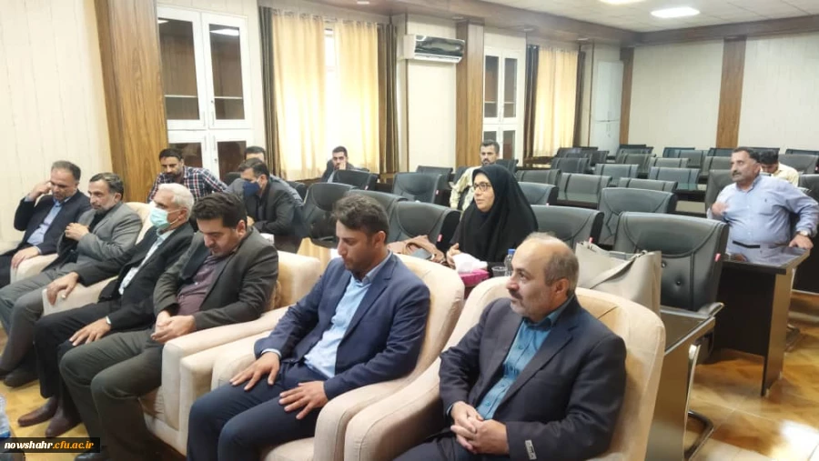 آقای دکتر مهدوی و هیات همراه از مرکز آموزش عالی شهید مطهری نوشهر بازدید به عمل آوردند  25